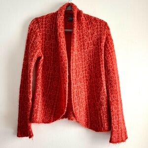 Wooden‎ Ships • Geometric Knit Open Cardigan Sweater